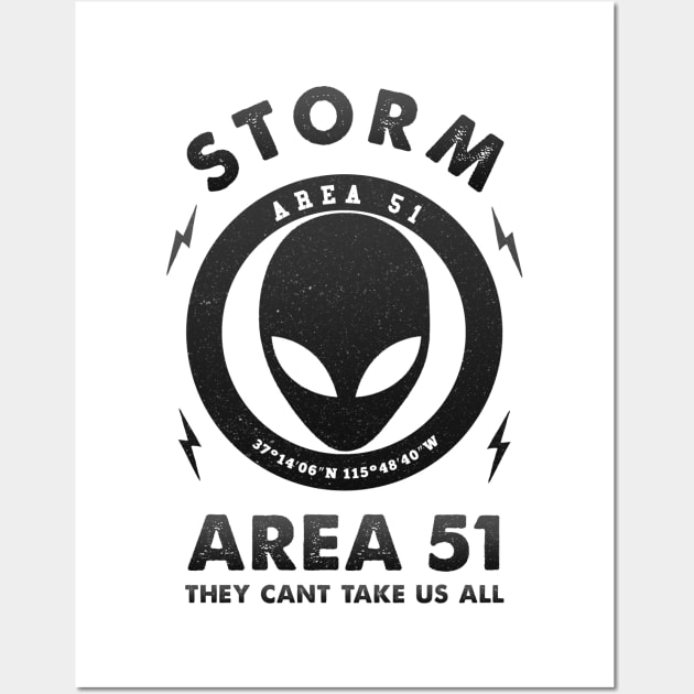 Storm Area 51 Wall Art by jamboi